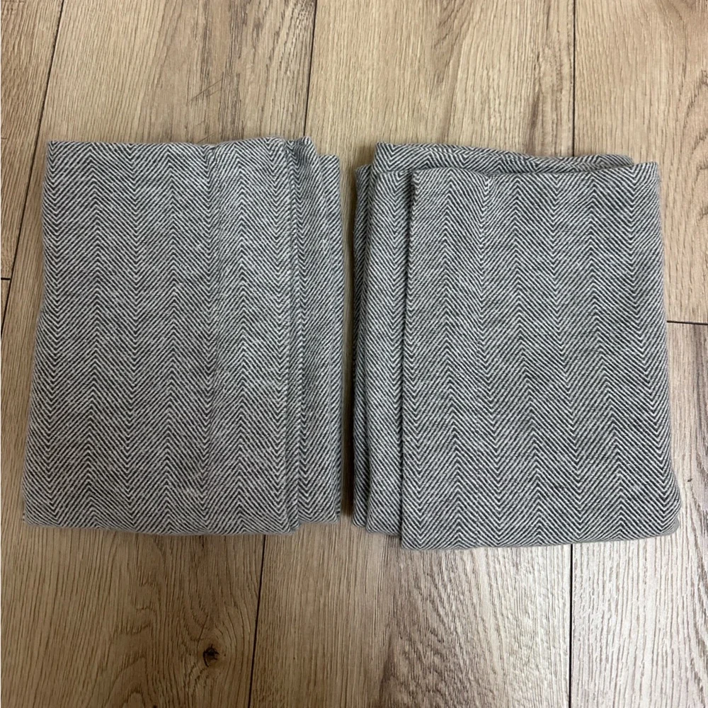 West Elm Gray Pillowcase Set of 2